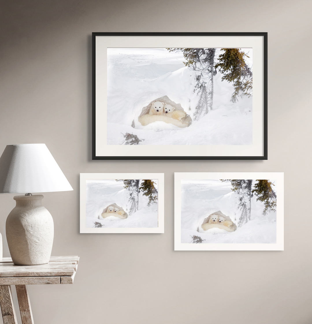 A Cozy Snow Den by Ruth Elwell-Steck